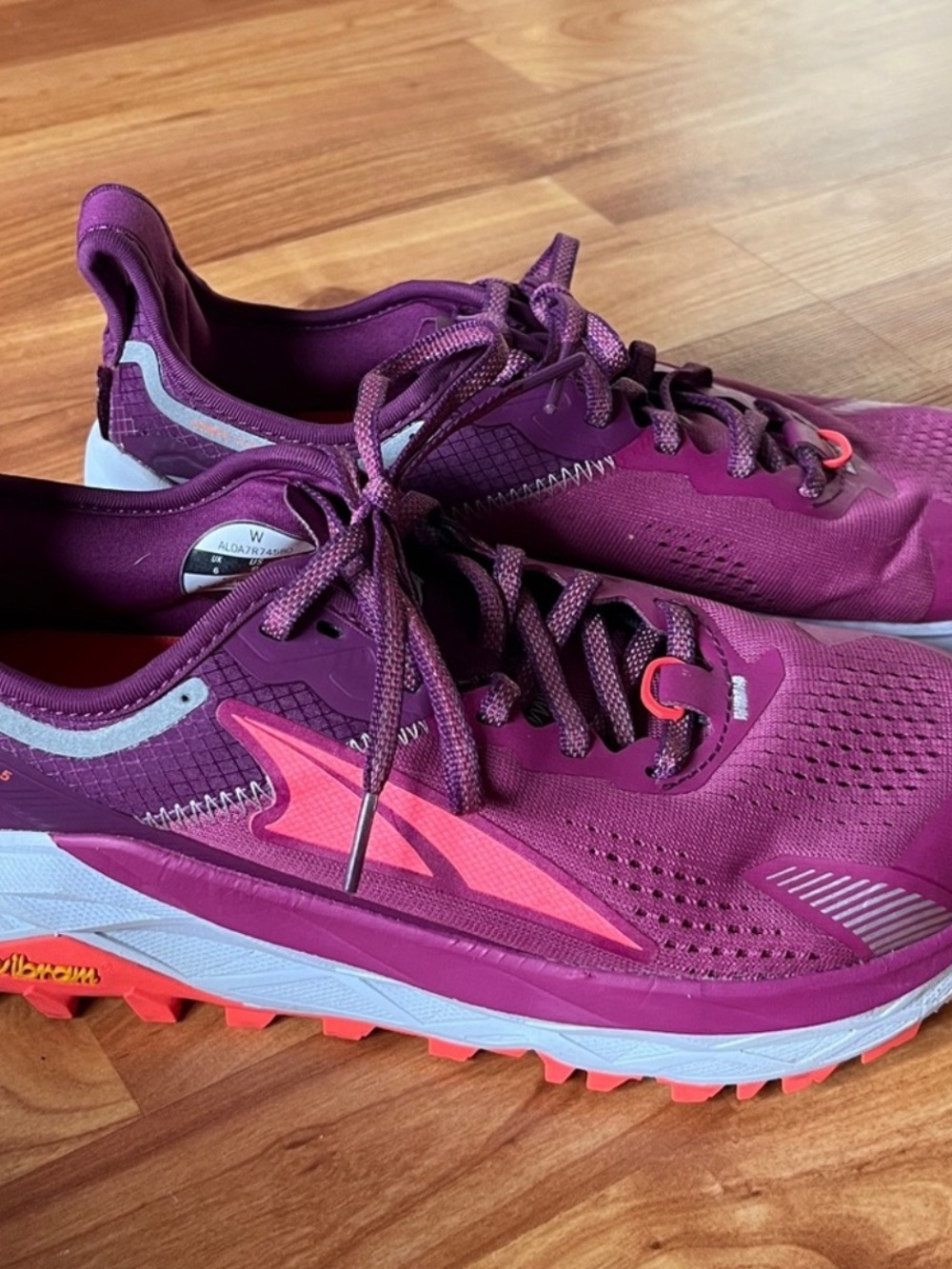 Altra Women's Magenta and Pink Trail Running Shoes